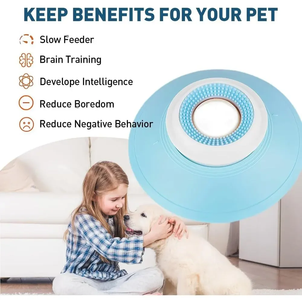 Pet Lick Bowl Liquid Food Slow Feeder Boredom & Anxiety Relief Small Medium Dogs
